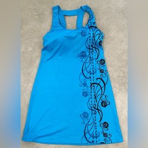 Athleta blue small great condition active wear dress